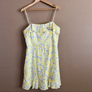 GB Halter Ruffle Floral Pattern Dress Size XL NWT